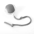 Interactive Cat Ball Toy Red with a rope on a white background