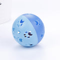 Blue hollow interactive chase ball for cats