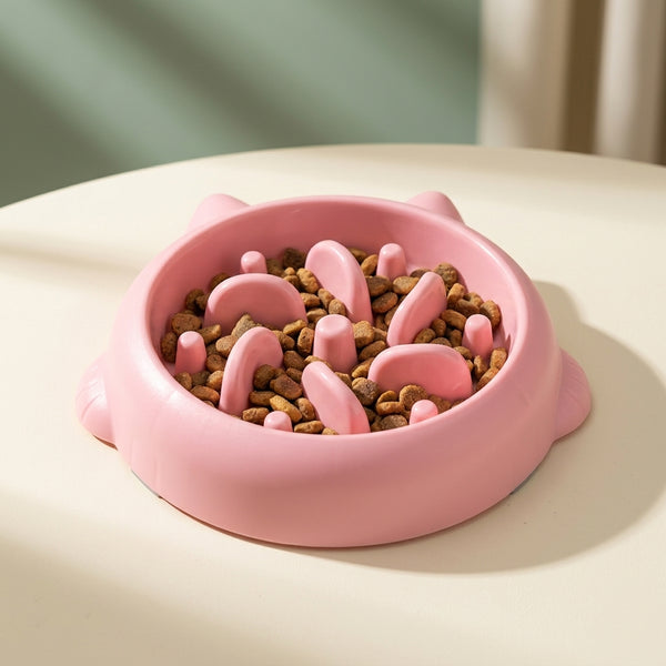 Slow Feeder Dog Bowl – Anti-Choking Cat & Dog Feeding Plate